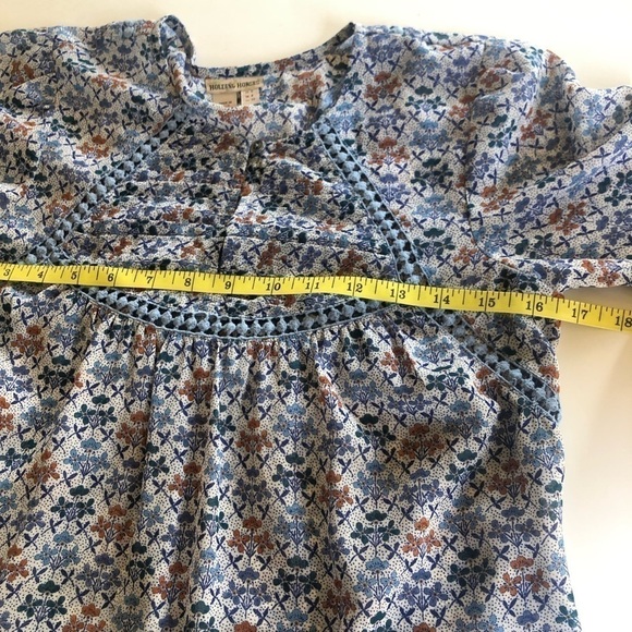 Anthropologie Holding Horses Betony Swing Crochet Prairie Floral Dress Sz 0/UK 4 - Picture 11 of 15